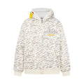 Casual Embroidered Zip Hoodie