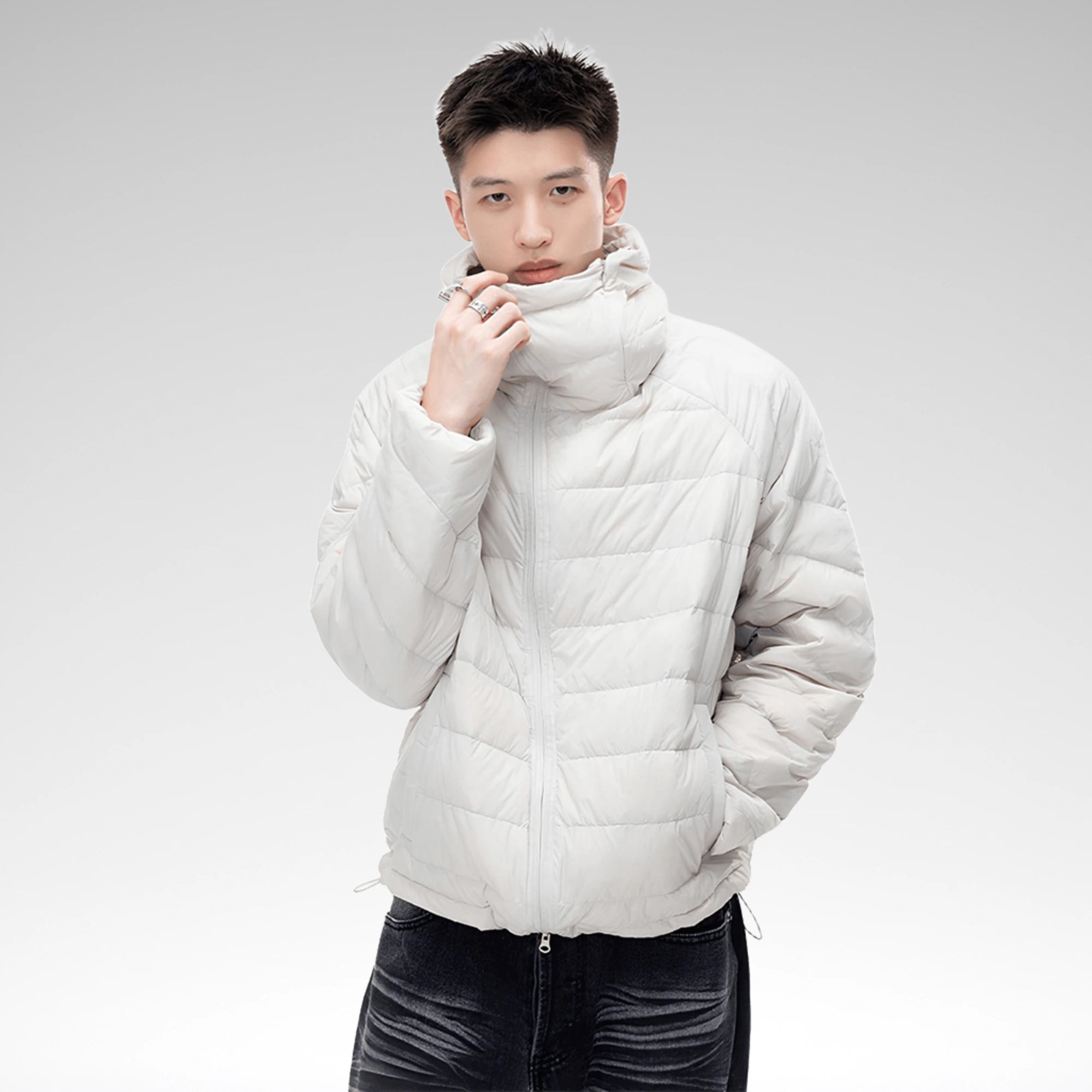 Casual Lightweight Hooded Down Jacket