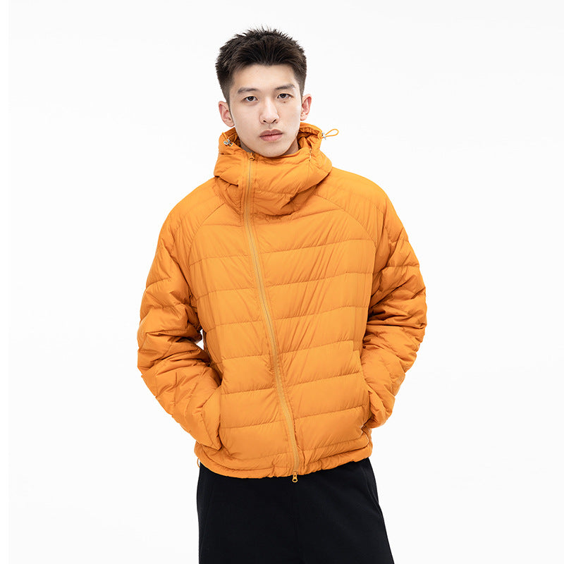 Casual Lightweight Hooded Down Jacket – Unisex