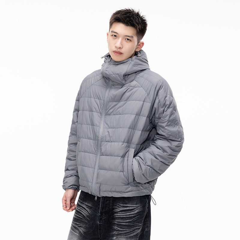 Casual Lightweight Hooded Down Jacket – Unisex
