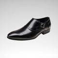 Handcrafted Brogue Monk Strap Shoes for Men