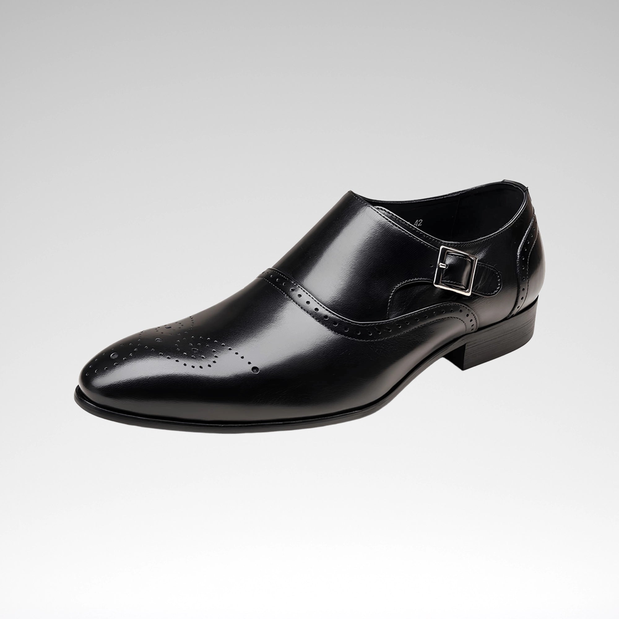 Handcrafted Brogue Monk Strap Shoes for Men