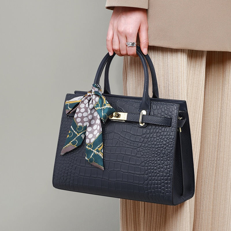Large Women’s Leather Tote Bag