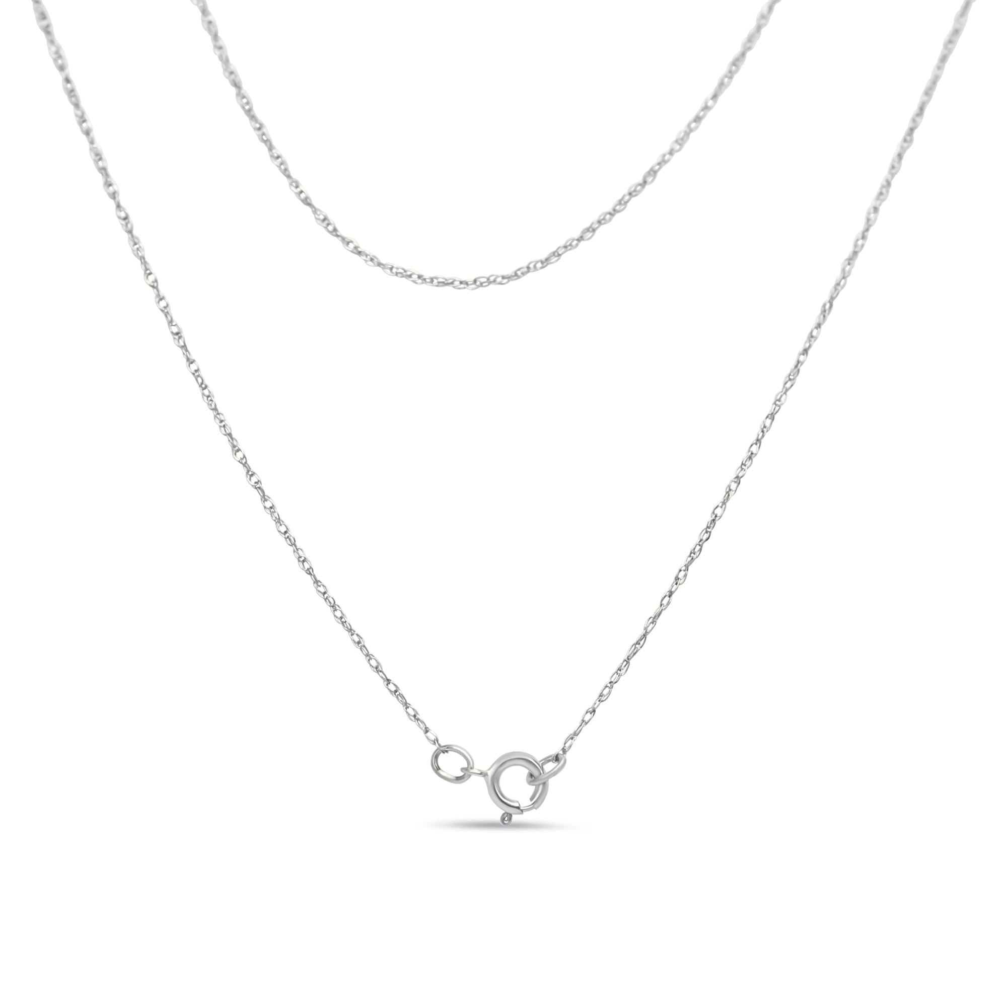 Pear-Shaped Diamond Pendant Necklace – Yellow Gold Plated Sterling Silver