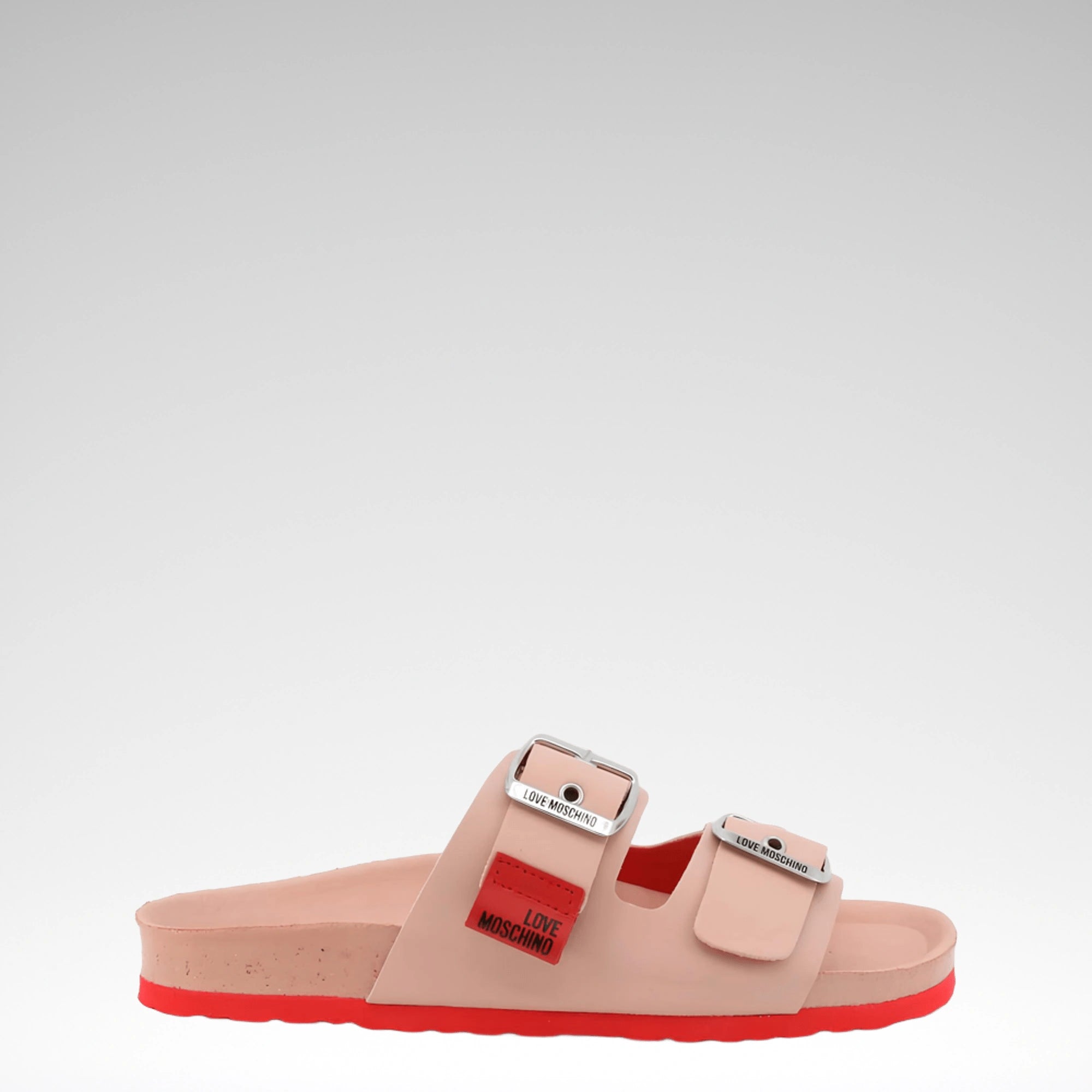 Pink Fine Slide Sandals