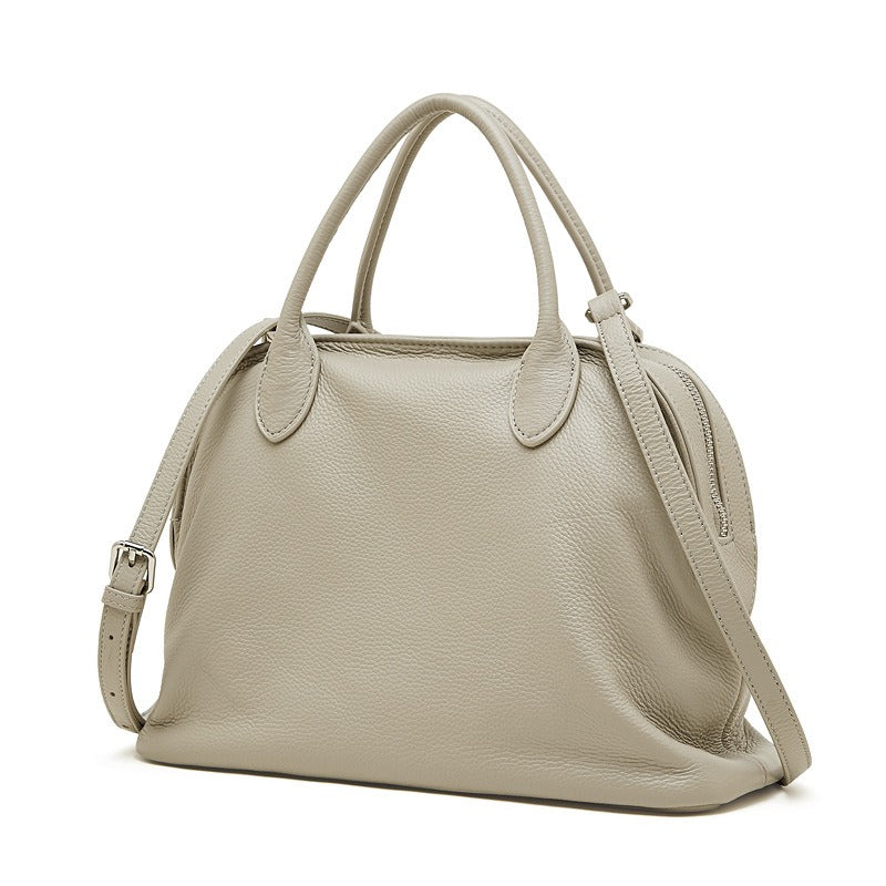 Retro Leather Tote Bag