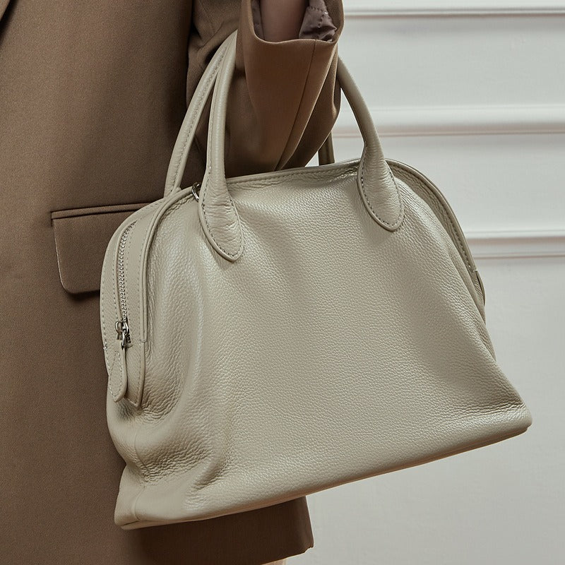 Retro Leather Tote Bag